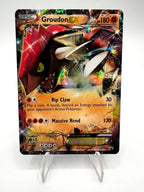 Carta pokemon Groudon EX XY42 set XY black star Promo Inglese Near mint Holo