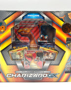Collezione premium Pokemon Charizard GX 2017 6 bustine 1 spilla 3 promo Italiano