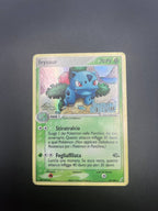 Carta Pokemon 35/100 Ivysaur EX Guardiani dei cristalli Stamped ITA Holo poor