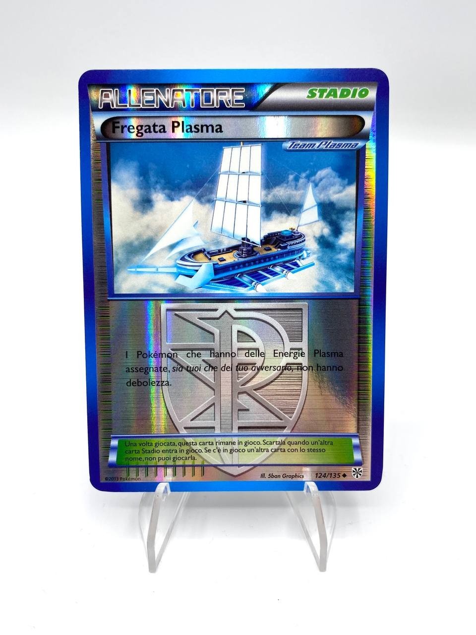 Carta Pokemon Fregata Plasma Team Plasma Plasma Storm 124/135 Near Mint Italiano