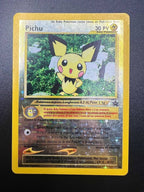 Carta Pokemon Pichu Reverse Holo 35/53 WP black star Promo Played Italiano