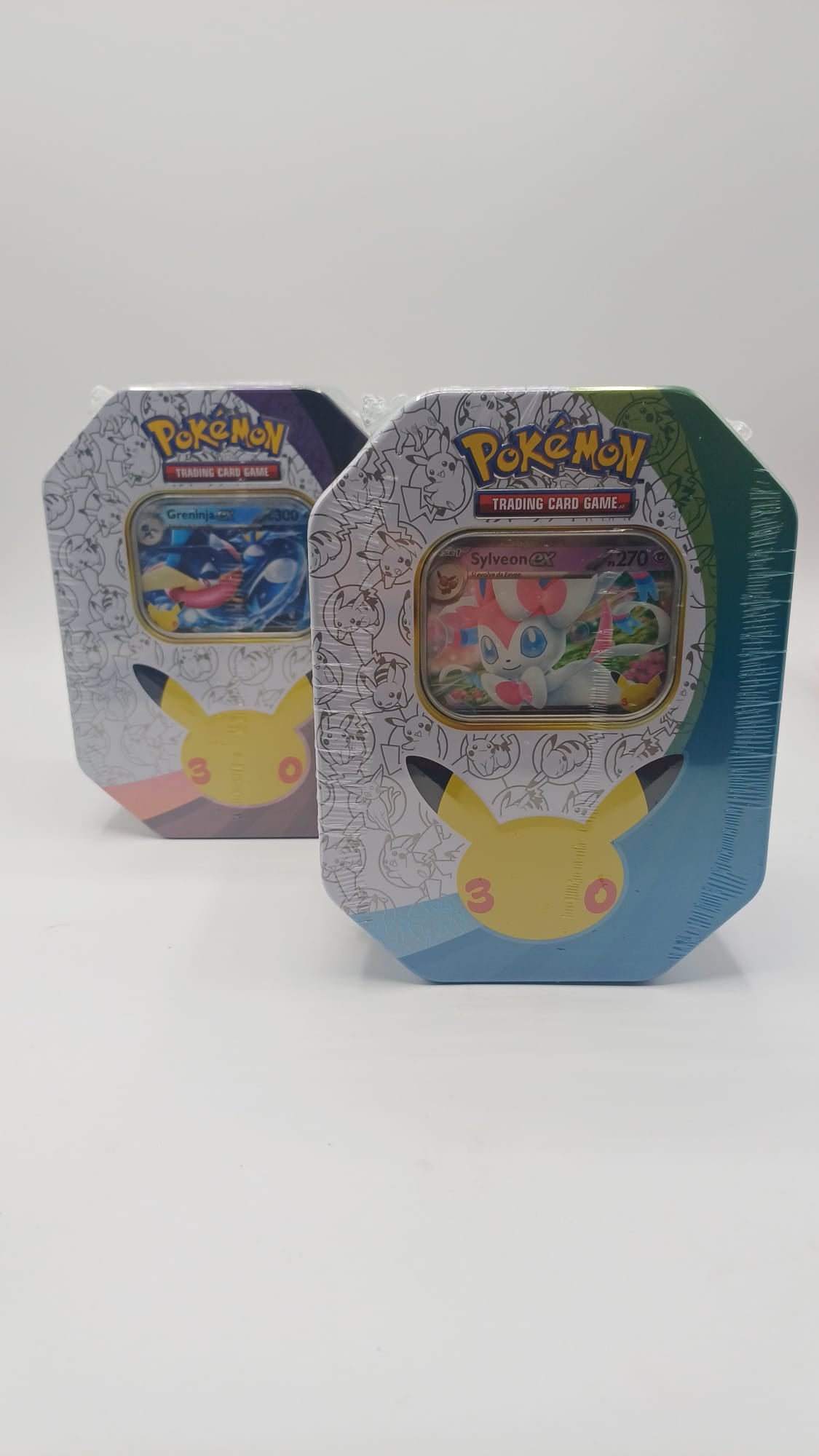 Pokemon 2018 Evolution Celebration Tin Leafeon GX Versiegelt Italienisch 4 Booster-Packs