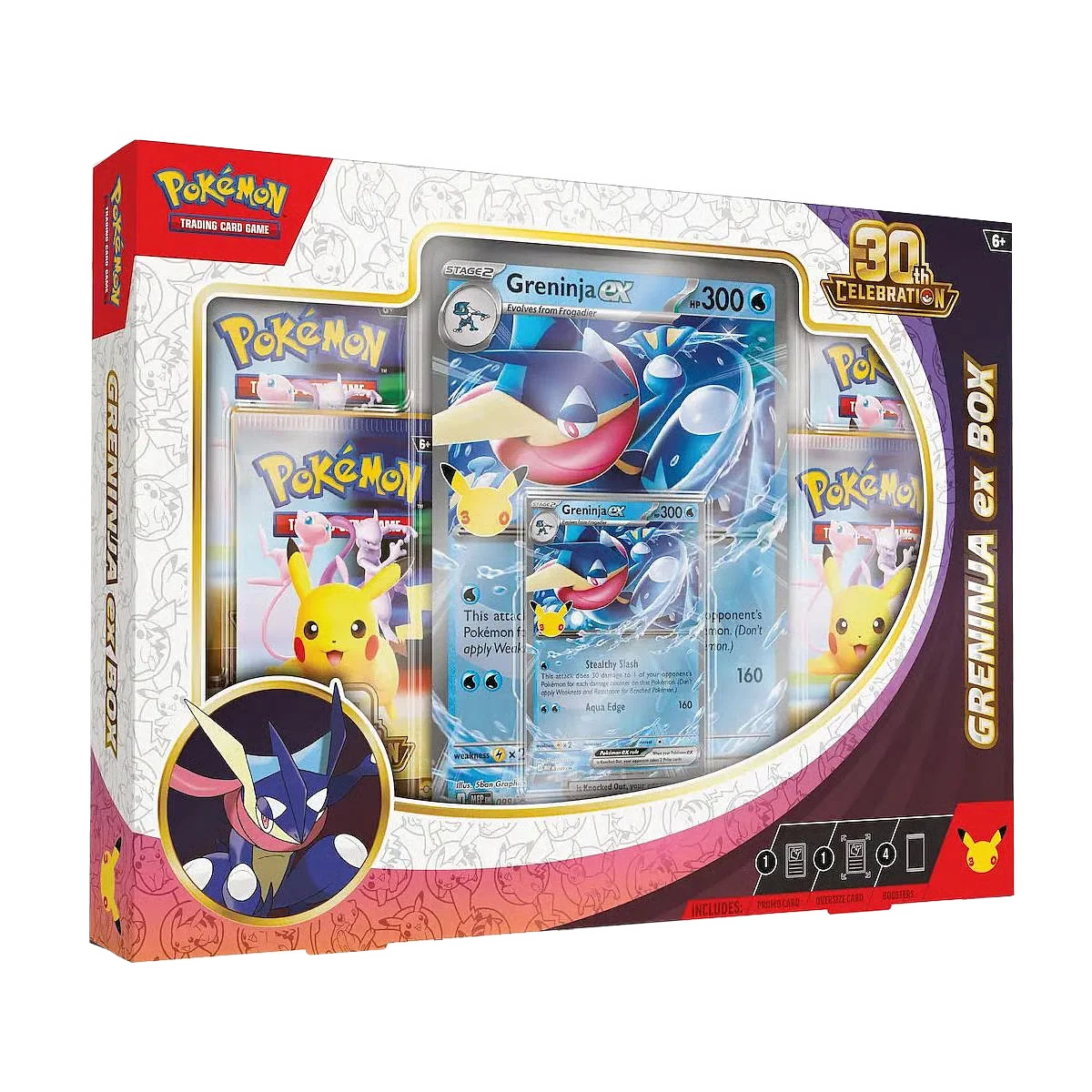 Pokémon 30th Celebration – Greninja ex Box | 30° Anniversario